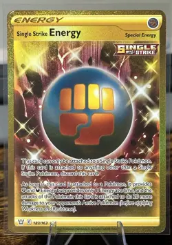 Pokemon TCG Single Strike Special Energy 183/163 Gold NM/Mint - Free Shipping - Image 1