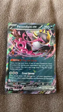 Fezandipity ex - 038/064 - Double Rare - Pokemon TCG Card Shrouded Fable - NM - Image 1