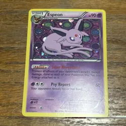 Espeon BW92 Black & White Promo Holo Pokemon Card TCG LP - Image 2