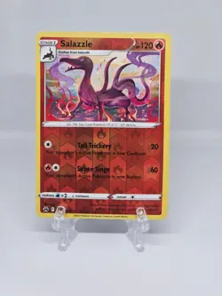 028/159 SALAZZLE | UNCOMMON REVERSE HOLO | CROWN ZENITH POKEMON CARD - Image 1