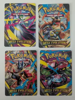 Pokemon TCG Mega Evolution Trainer Tips Art Card Set - Image 1