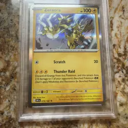 Pokemon TCG Zeraora 078/182 SV: Destined Rivals Holo Rare Card EN-NM 2025 PSA 10 - Image 2