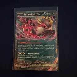 Fezandipity ex 038/064 Double Rare Pokemon TCG Card Shrouded Fable - Image 1