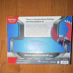 Pokemon Roaring Moon ex Box Kit English Oversize Promo Booster - Image 2