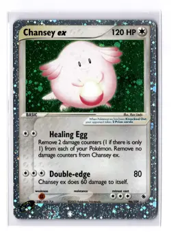 CHANSEY EX 96/109 HOLO RARE EX RUBY & SAPPHIRE POKEMON NM - Image 1