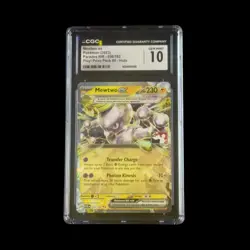 Pokemon Slab Mewtwo EX 058 Prize Pack CGC 10 Gem 2023 - Image 1