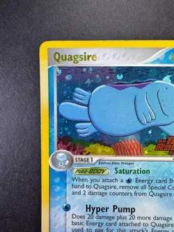 Pokemon Quagsire EX Team Rocket Returns 26/109 Reverse Holo STAMPED 2004 - Image 2