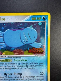 Pokemon Quagsire EX Team Rocket Returns 26/109 Reverse Holo STAMPED 2004 - Image 3
