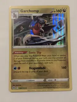 Garchomp Holo Rare - 109/172 - Brilliant Stars Pokemon 2022 - NM - Image 1