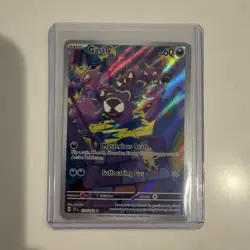 2024 POKEMON TEMPORAL FORCES HOLO ILLUSTRATION RARE GASTLY #177/162 MINT - Image 1
