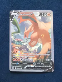 Charizard V (Alternate Full Art) 154/172 SWSH Brilliant Stars 2022 Pokemon - Image 1