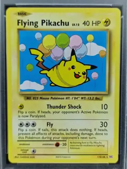 Flying Pikachu 110/108 XY Evolutions Secret Rare Mint PSA 9 Pokemon Card - Image 2