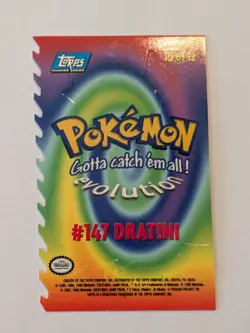 1999 Topps Pokemon The Movie #147 DRATINI Die-Cut 10/12 NM!!! - Image 2