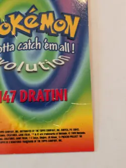 1999 Topps Pokemon The Movie #147 DRATINI Die-Cut 10/12 NM!!! - Image 5