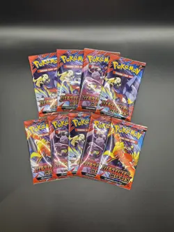 Pokemon Destined Rivals Booster Packs x9 Factory Sealed, Brand New. - Image 1