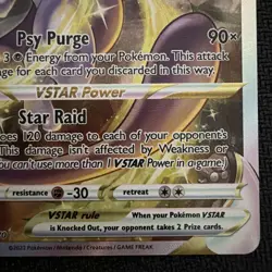 Pokemon Mewtwo VSTAR GG44/GG70 Crown Zenith: Galarian Gallery Holo - Image 5