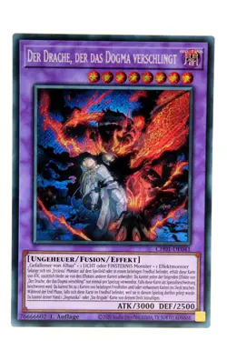 YuGiOh! CH01 - DE041 Der Drache, der das Dogma verschlingt - Secret Rare deutsch - Image 1