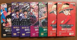 Lot Of 5x One Piece Sleeved Booster Packs - OP09 OP10 OP11 OP12 OP13 - Image 1