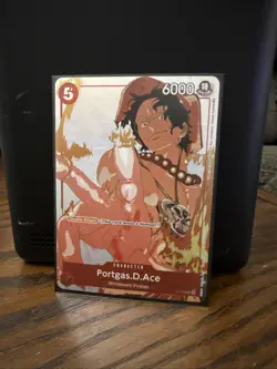 Portgas.D.Ace (Gift Collection 2023) P-028 One Piece Promotion Cards Foil - Image 1
