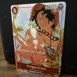 Portgas.D.Ace (Gift Collection 2023) P-028 One Piece Promotion Cards Foil - Image 3