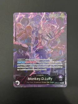 One Piece TCG Monkey.D.Luffy English 2nd Anniversary Leader OP09-061 - Image 4