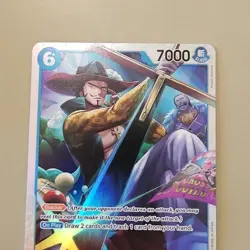 One Piece TCG Dracule Mihawk SR OP09-048 Emperors in the New World Foil CCG Eng - Image 3
