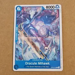 One Piece Dracule Mihawk (OP02-055/258) OP02 Paramount War NM TCG CCG - Image 1