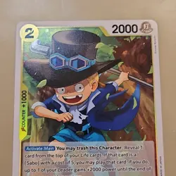 One Piece Sabo (Reprint) (ST13-007/376) Premium Booster The Best Vol. 2 NM TCG - Image 4