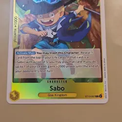 One Piece Sabo (Reprint) (ST13-007/376) Premium Booster The Best Vol. 2 NM TCG - Image 5