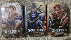 One Piece Mini Tin Vol 2 set of 3 complete art set OP 13 mini tins. - Image 1