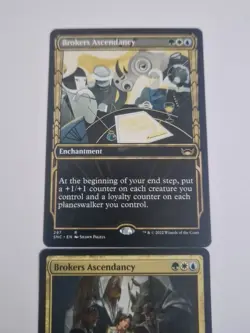 [MTG] X2 Brokers Ascendancy X1 (Showcase)+X1 (Regular) Both NM CONDITION - Image 2