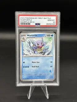 2023 Pokemon My First Battle Wartortle Squirtle Deck PSA 10 - Image 1