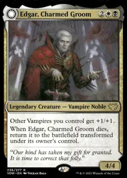 Edgar, Charmed Groom - Innistrad: Crimson Vow VOW - 236 - MTG Magic - Image 1