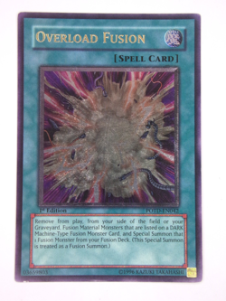 Overload Fusion (UTR) / POTD-EN042 / Power of the Duelist / 1st Edition MP-LP - Image 1