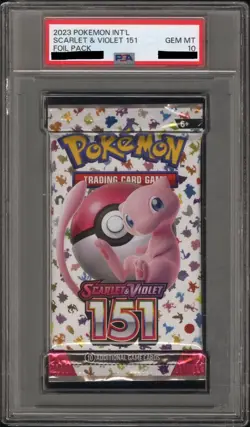 PSA 10 GEM MINT Scarlet & Violet 151 SEALED Booster Pack Pokemon - Image 1