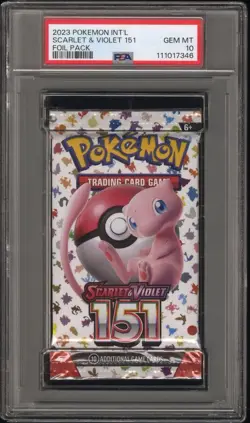 PSA 10 GEM MINT Scarlet & Violet 151 SEALED Booster Pack Pokemon - Image 1