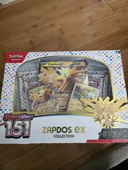 POKEMON TCG SCARLET & VIOLET 151 ZAPDOS EX COLLECTION BOX FACTORY SEALED NEW x4 - Image 2