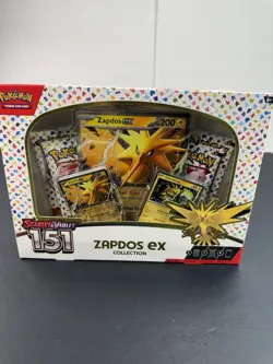 Pokemon TCG Scarlet & Violet 151 Zapdos EX Collection Box NEW SEALED - Image 1