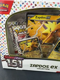 Pokemon TCG Scarlet & Violet 151 Zapdos EX Collection Box NEW SEALED - Image 3