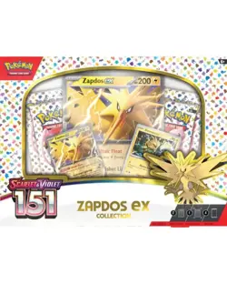 Pokemon TCG Scarlet & Violet 151 Zapdos EX Collection Box Sealed NEW - Image 1