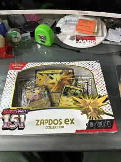 POKEMON TCG SCARLET & VIOLET 151 ZAPDOS EX COLLECTION BOX FACTORY SEALED NEW - Image 1