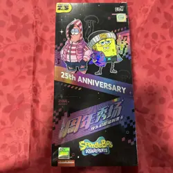 Spongebob Cards OVERSIZED TICKET CARDS 25th Anniversary Kayou Card's Sealed - Image 1
