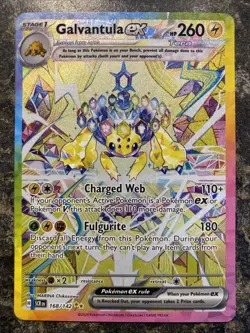 Pokemon Cards Galvantula ex 168/142 Stellar Crown Special Illustration Rare NM - Image 1