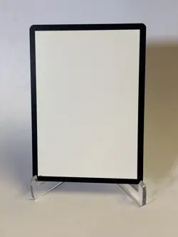 Magic the Gathering Blank error card misprint Blank front MTG back || PACK FRESH - Image 1