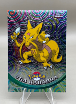 2000 Pokemon Card - Topps Chrome - Kadabra #64 - TV Animation Series - Image 1