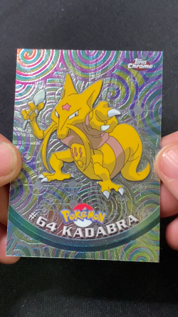 2000 Pokemon Card - Topps Chrome - Kadabra #64 - TV Animation Series - Image 2