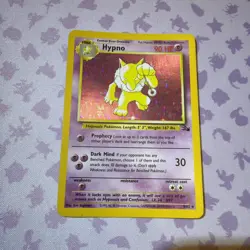 Hypno (8) Holo 08/62 Fossil HP/crease Pokemon Card - Image 1