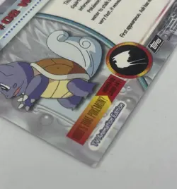 Pokemon Topps Chrome Wartortle HOLO Variant Card #08 Blue Logo - Image 3
