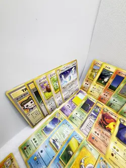 Vintage Japanese Pokemon Card Assortment Lot of (50) Cards Different Sets - Image 4