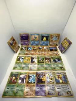 Vintage Japanese Gym Challenge/Gym Heroes Assortment Lot of (24) Pokemon Cards - Image 1